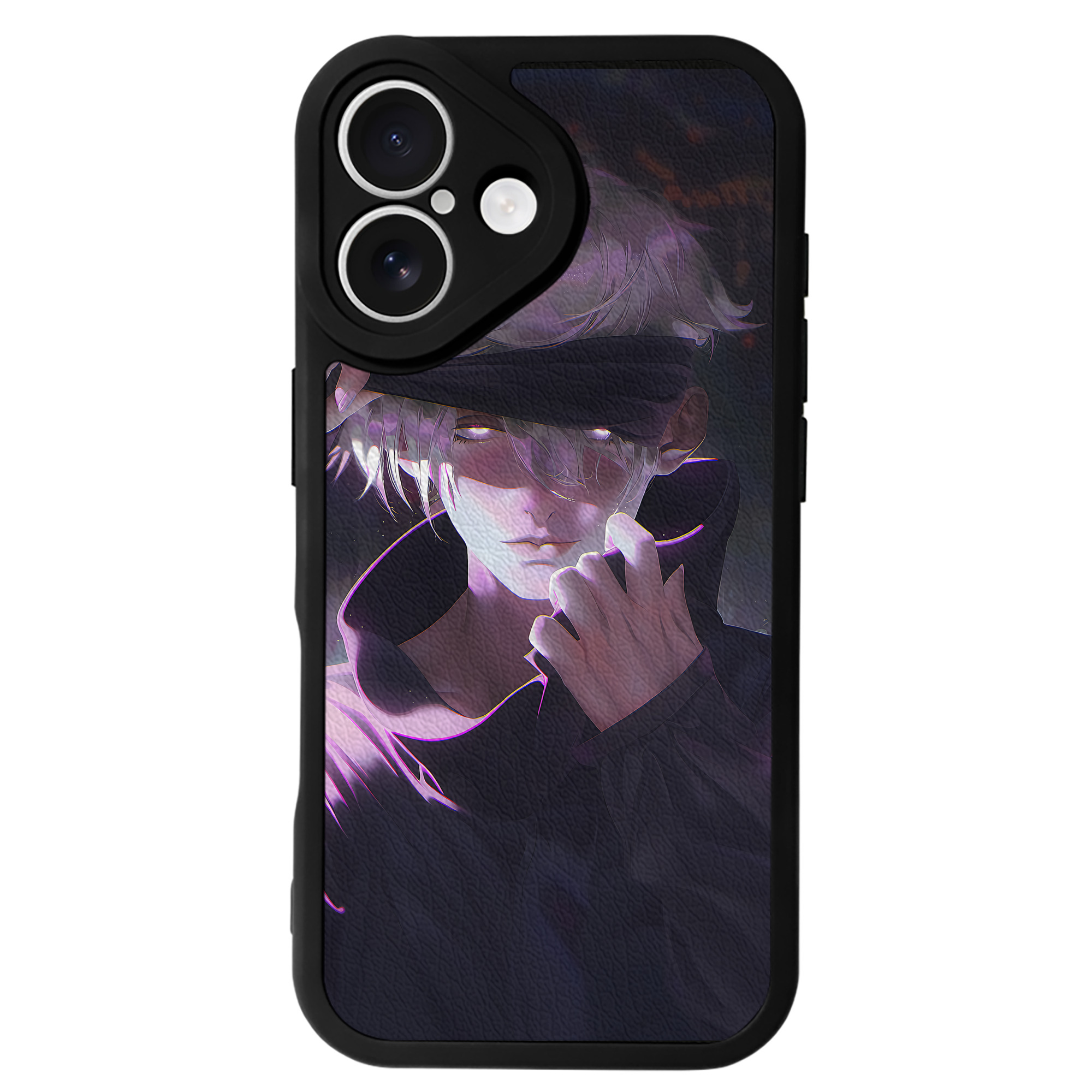 （画像用） 呪術廻戦 Jujutsu Kaisen 【iPhone 16シリーズ対応】シリコンスマホケース（レザー調） 材質：シリコン